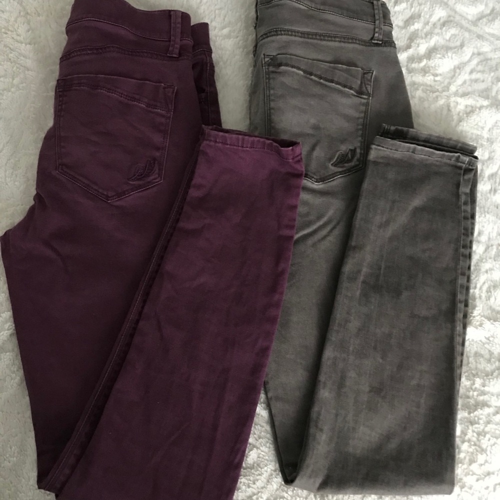2 pair of Express jean leggings